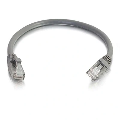 Image of C2G 83140 0.5M GREY Cat5e Ethernet RJ45 High Speed Network Cable, LAN Lead Unshielded PVC UTP Patch Cable