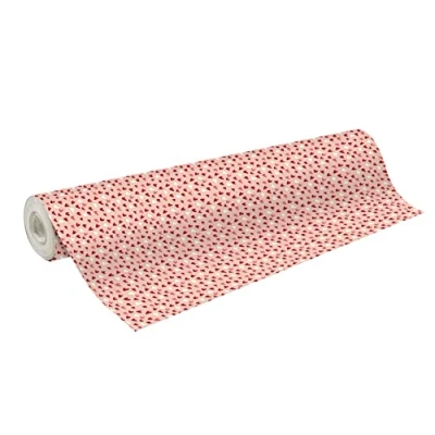 Image of Clairefontaine 211945C A reel of Gift wrap Wedding ring 60g Dimensions: 50x0.70m Pattern: Hearts wrapping, Special Long Length,