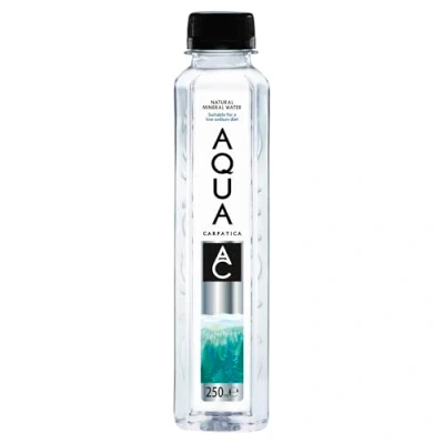 Image of AQUA Carpatica Still Natural Mineral Water Pet, 250 ml, Pack of 12