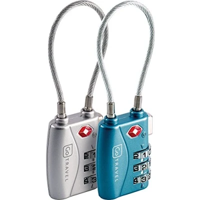 Image of Go Travel Combi Ultra Strong Combination Cable TSA Lock™ Twin Pack (Ref 360)
