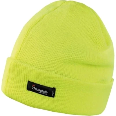 Image of Result Rc133 Lightweight Thinsulate Hat Capfluorescent Yellow, One Size