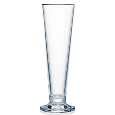 Image of Strahl Design + Contemporary Polycarbonate Footed Pilsner Glass 14oz / 414ml Single Reusable Plastic Beer
