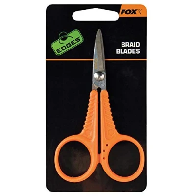 Image of Fox Edges Braid Scissor Orange Fishing scissors