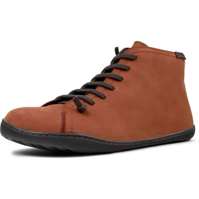 Image of Camper PEU CAMI Laceup ankle boots, Men&#039;s, Size: 8, Mittelrot Leather