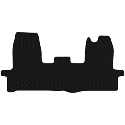 Image of Carsio Van Mats For Ford Transit 2014 Onwards Tailored Fit Rubber Floor Mat Set Complete Accessory Black Custom Fitted Anti Slip Backing, Heavy Duty &amp; Waterproof