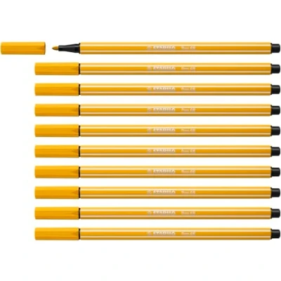 Image of Premium Fibre Tip Pen STABILO 68 Pack of 10 Curry