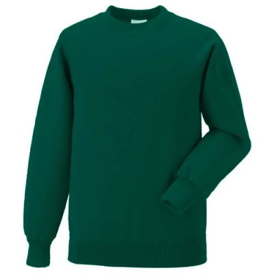 Image of Jerzees Schoolgear Childrens Raglan Sleeve Sweatshirt (11 12) (Bottle Green)
