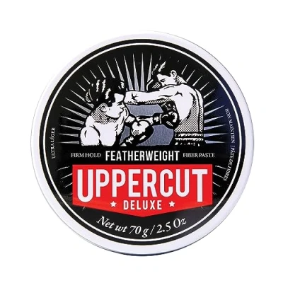 Image of Uppercut Deluxe Featherweight Hair Styling Paste, Professional Water Based Product to Create Textured Styles, Low Shine and Firm Hold 70g