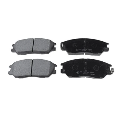 Image of 581013FA10 Brake pad set BLUE PRINT ADG04272 Front Axle with acoustic wear warning SSANGYONG: Rodius 2, Rexton / I, HYUNDAI: Terracan