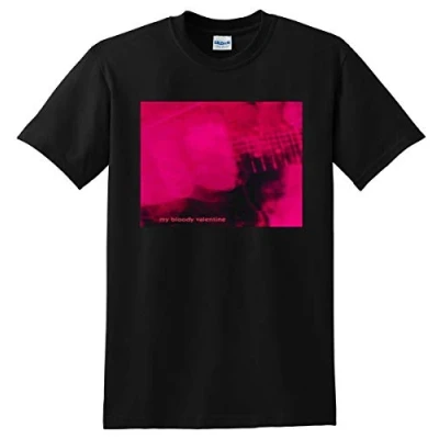 Image of 2688 My Bloody Valentine T Shirt Loveless Vinyl cd Cover Small Medium Large or XL Black