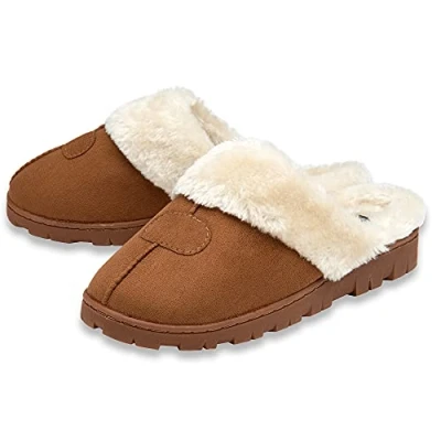 Image of DUNLOP Ladies Slippers JESSICA Chestnut UK 4