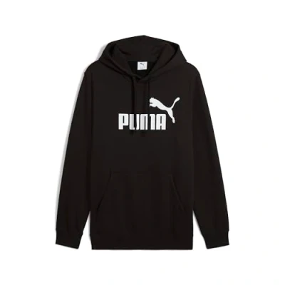 Image of Puma LOGO Hoodie Hoodie, Men&#039;s, Size: XL, Black
