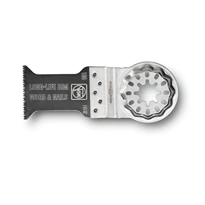 Image of FEIN 63502160210 Starlock E Cut Long Life Saw Blade 35mm, Colour Coded, 35/50 mm (1 Small/Size T)