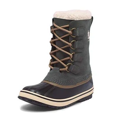 Image of Sorel Women&#039;s 1964 Pac 2&#039; Winter Boots, Grey Coal, 3.5 UK