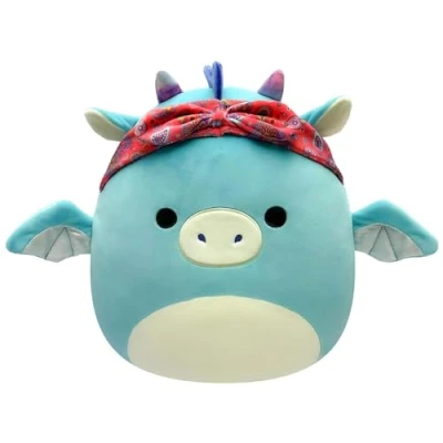 Image of Squishmallows 8&quot;&quot; Tatiana The Dragon with Headscarf, Medium