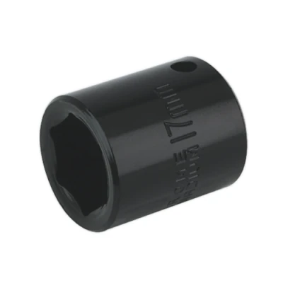 Image of Sealey Premier Impact Socket 17mm 3/8&quot;Sq Drive