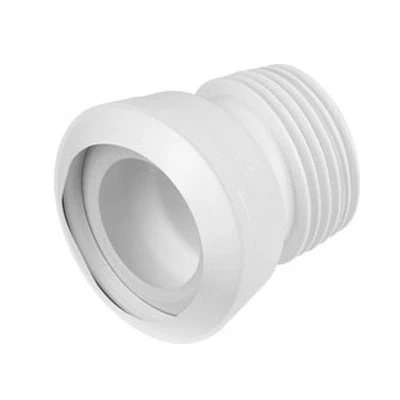 Image of McAlpine MAC 4 MACFIT Offset WC Connector, White