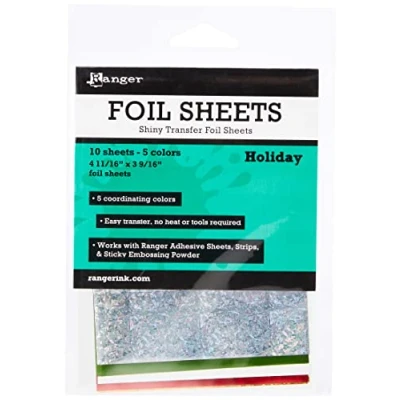 Image of Ranger &quot;Holiday&quot; Foil Transfer Sheets