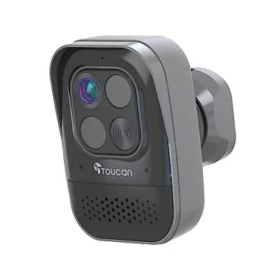 Image of TOUCAN Wireless Security Camera, Pro 1080p HD Outdoor Camera Radar Motion Detection with Customisable Zones, Night Vision, Two Way Talk, Instant Live Feed &amp; Siren Alarm