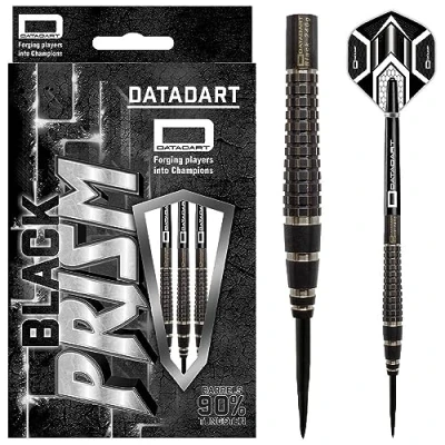 Image of Datadart Black Prism 90% Steel Tip Darts 24 g