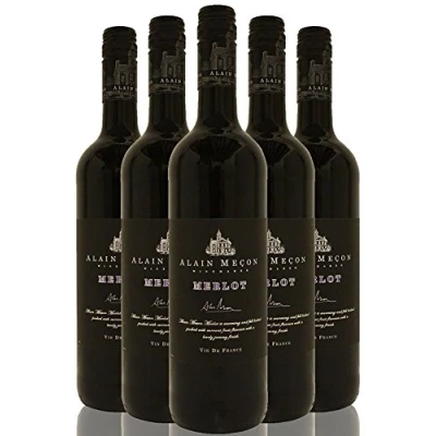 Image of Alain Mecon Merlot Wine, 6 x 75cl