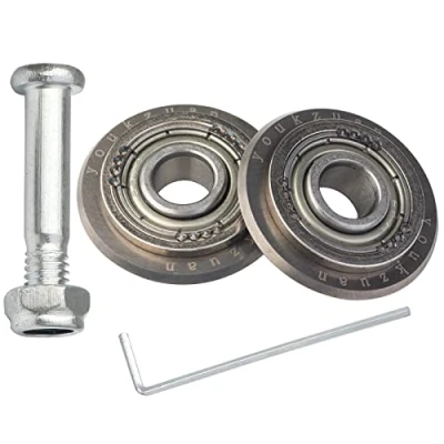 Image of youkzuan 2pcs Tile Cutter Wheels Replacement, 7/8 Inch Tungsten Carbide Scoring Wheel, for Cutting Tile/Glass