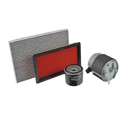 Image of 15208AW300, 15208AW300S5, 16400JX52A, 16400JX52AS1, 16546ED000 Filter Set BLUE PRINT ADN12139