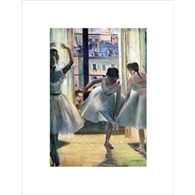 Image of Wee Blue Coo Edgar Degas Three Dancers In A Practice Room Old Master Wall Art Print