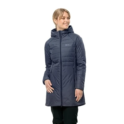 Image of Jack Wolfskin Women&#039;s Lapawa Ins Coat W, Graphite, M