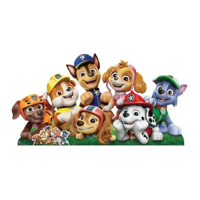 Image of Star Cutouts SC4601 Paw Patrol Group Shot Wide Cardboard Cut Out Height 94cm Ideal for Theme, Parties, Birthdays &amp; Fans, Room Decorations Events