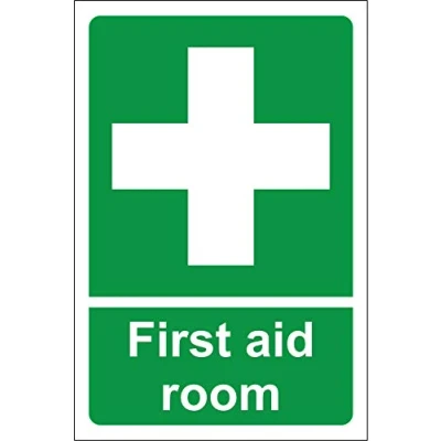 Image of First aid room Safety sign 1.2mm Rigid plastic 400mm x 300mm