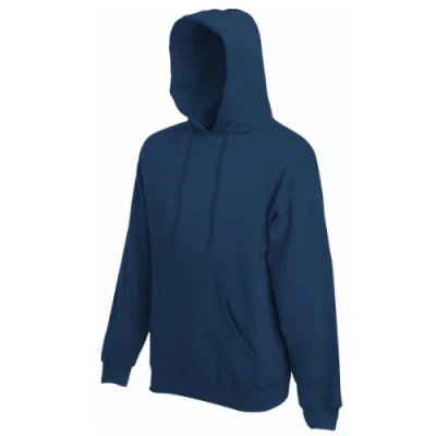 Image of FRUIT OF THE LOOM Women&#039;s Pull over Classic Hooded Sweatshirt Clasic, Blue (Deep Navy), L UK