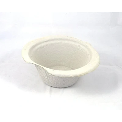 Image of 25 Disposable Cardboard General Purpose Pulp Dish Vomit Bowls Hospital Style with Graduation Marks 1L