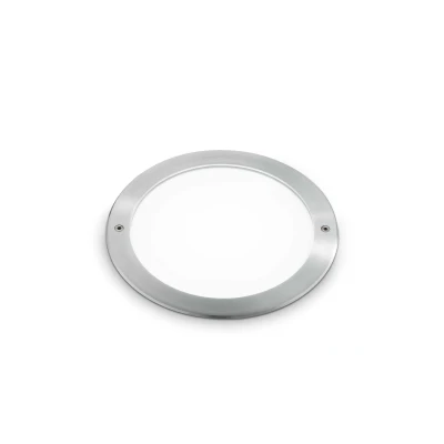 Image of Taurus Integrated LED Outdoor Recessed Ground Light Wide Round Steel 1750Lm 3000K IP67