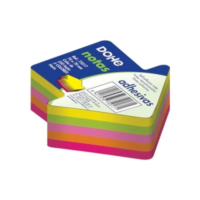 Image of Dohe 75017 Pack of 250 Sticky Note Cubes in The Shape an Arrow, 70 x mm