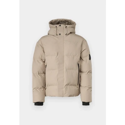 Image of JACK &amp; JONES Men&#039;s Jcoalpha Short Buffer Sn Puffer Jacket, Crockery, S