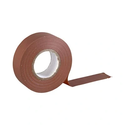 Image of Gocableties Brown Electrical Tape, 19mm x 20m, Strong Self Adhesive PVC Insulation Tape for Insulating, Repairing and Protecting Wires, 1 Roll