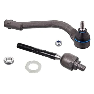 Image of 568202S050, 568202S050S1, 577242S000 Tie Rod FEBI BILSTEIN 102745 Front Axle Right with lock nuts KIA: Sportage III