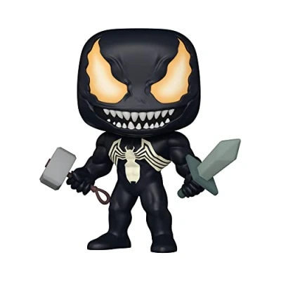 Image of Funko 68247 Pop! Marvel: Venom with Mjolnir &amp; Sword Exclusive #1141