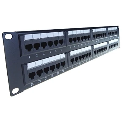 Image of connektgear 48 Port 2U RJ45 Cat6 Patch Panel