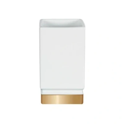 Image of Spirella Roma White/Gold Tumbler