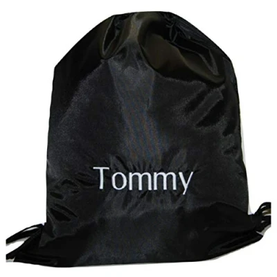 Image of Black Drawstring Bag