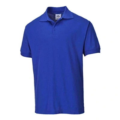 Image of Portwest B210 Comfort Naples Polo Shirt Royal Blue, 4X Large