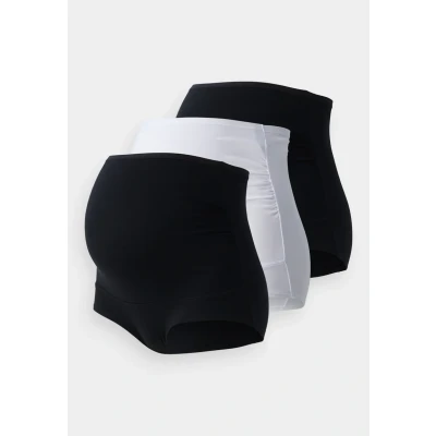 Image of Lindex Maternity Briefs 2 PACK Briefs, Women&#039;s, Size: 10/12, Black/white