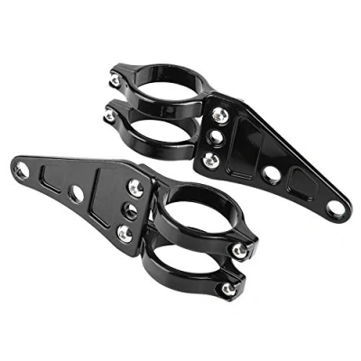 Image of EBTOOLS 43Mm Motorcycle Headlight Bracket Motorbike Turn Signal Mount 2Pcs Clamps Head Lamp Holder Fork 38 41Mm/1.5 1.6In For