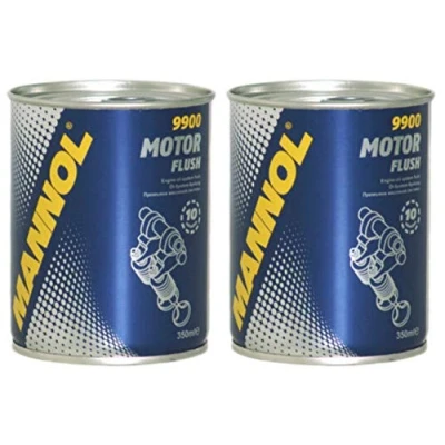 Image of MANNOL Motor Flush, Engine Cleaner to be used prior Oil Change, 350ml X2