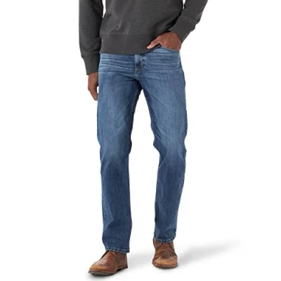 Image of Wrangler Men&#039;s Free to Stretch Relaxed Fit Jean, Knox, 34W x 29L