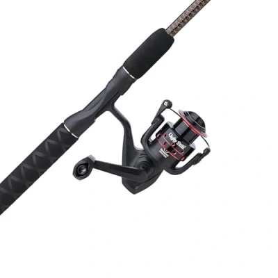Image of Ugly Stik GX2 Spinning Reel and 7&#039; Fishing Rod Combo Travel Kit, Includes Cloth Bag, 4 Piece, Graphite Fiberglass with Clear Tip Design