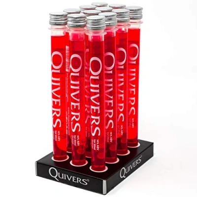 Image of Quivers Strawberry Vodka Shots, 14% ABV, 12 x 20ml