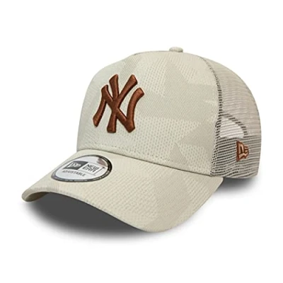 Image of New Era York Yankees MLB Cap Trucker verstellbar Basecap Kappe Baseball beige One Size